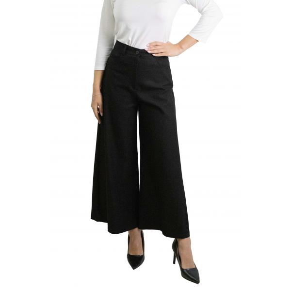 Pantalone palazzo con bottone  Options